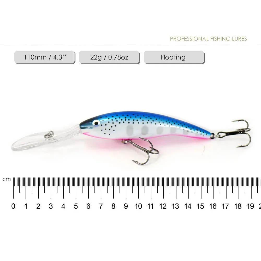 Crankbait Countbass 110mm – Wobbler flotante 9m profundidad - imagen 5