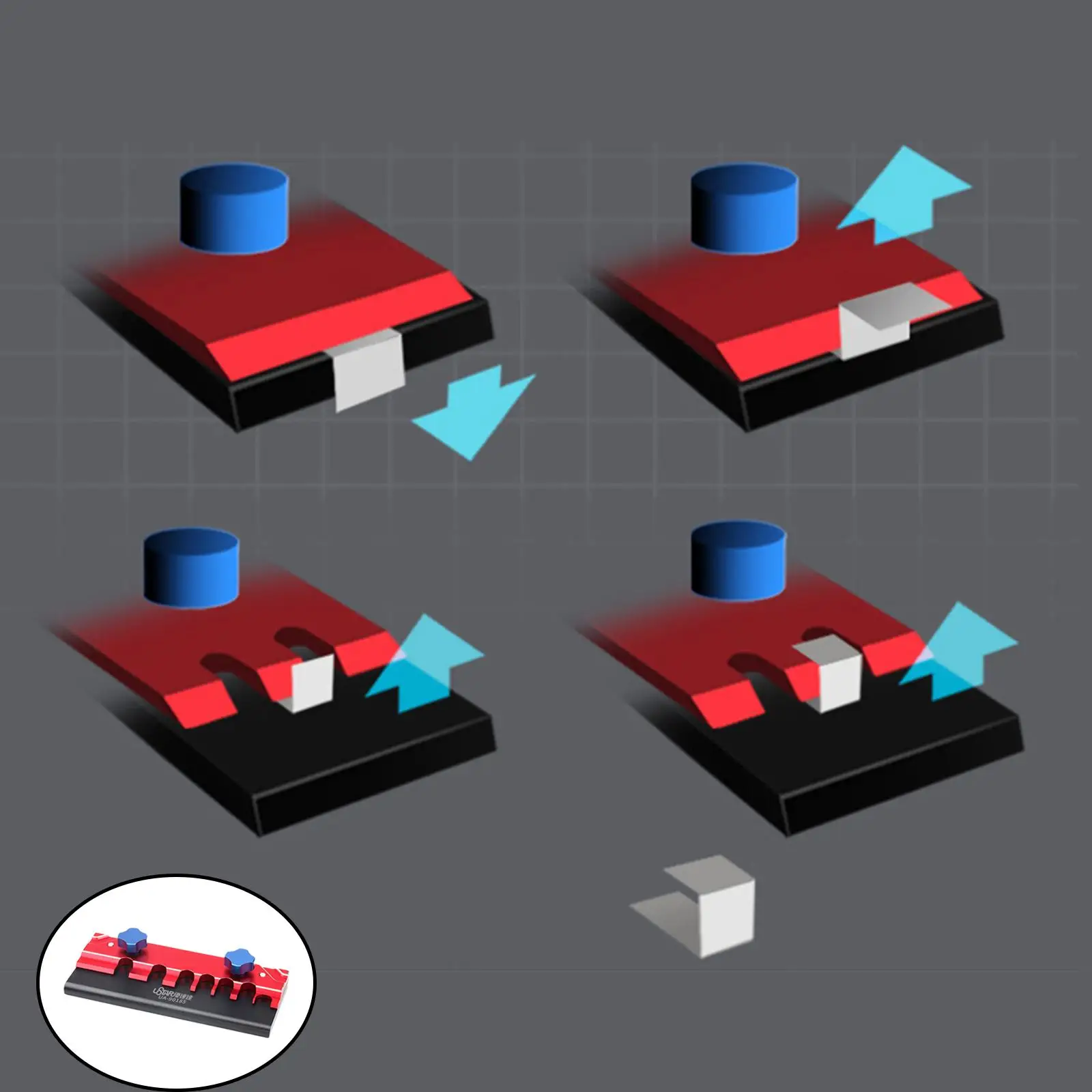 

Фотофиксатор для гибки деталей, инструмент для хобби и масштабных моделей