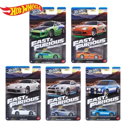 Auf Lager Hot Wheels Car Fast & Furious Brian O'connor Diecast 1/64 Spielzeug für Jungen Mitsubishi Eclipse Toyota Supra Nissan Skyline