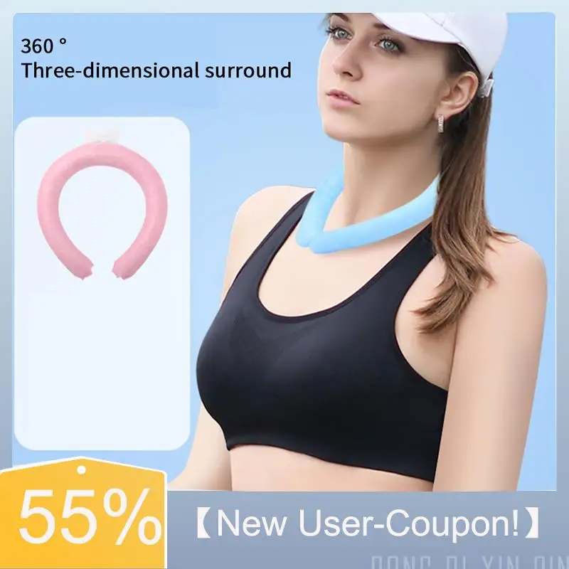 【New User-Coupon!】Neck Cooling Wraps Reusable Ice Neck Cool Wearable Body Cooling Products For Outdoor Indoor, Relief For Summer
