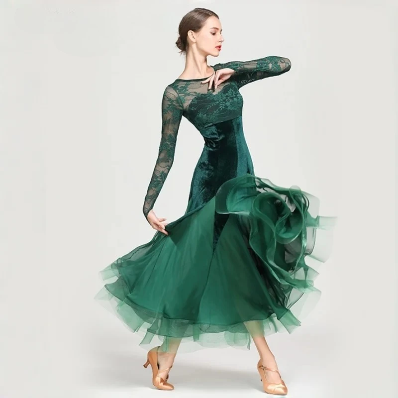 abito-da-ballo-standard-a-coda-di-pesce-in-velluto-rosso-con-cuciture-in-pizzo-per-donna-elegante-costume-da-ballo-spagnolo-flamenco-valzer-per-feste