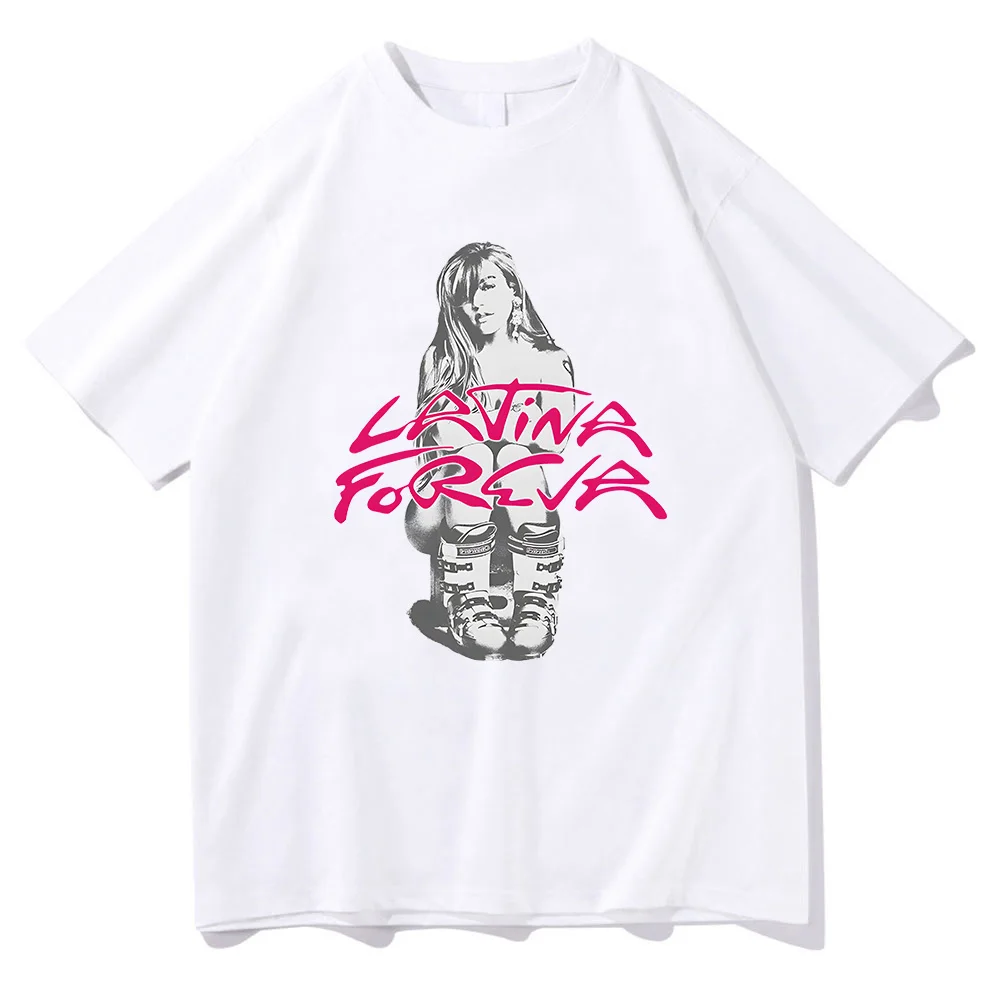 Karol G LATINA FOREVA-Camisetas de esquí para mujer, camiseta de manga corta para niña, camisetas de música Karol G Merch, camisetas de algodón de alta calidad para verano
