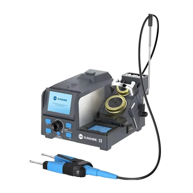 SUNSHINE S1 Precision Tweezers Multi-purpose Soldering Station Intelligent Soldering Station With C120 Tweezers Handle