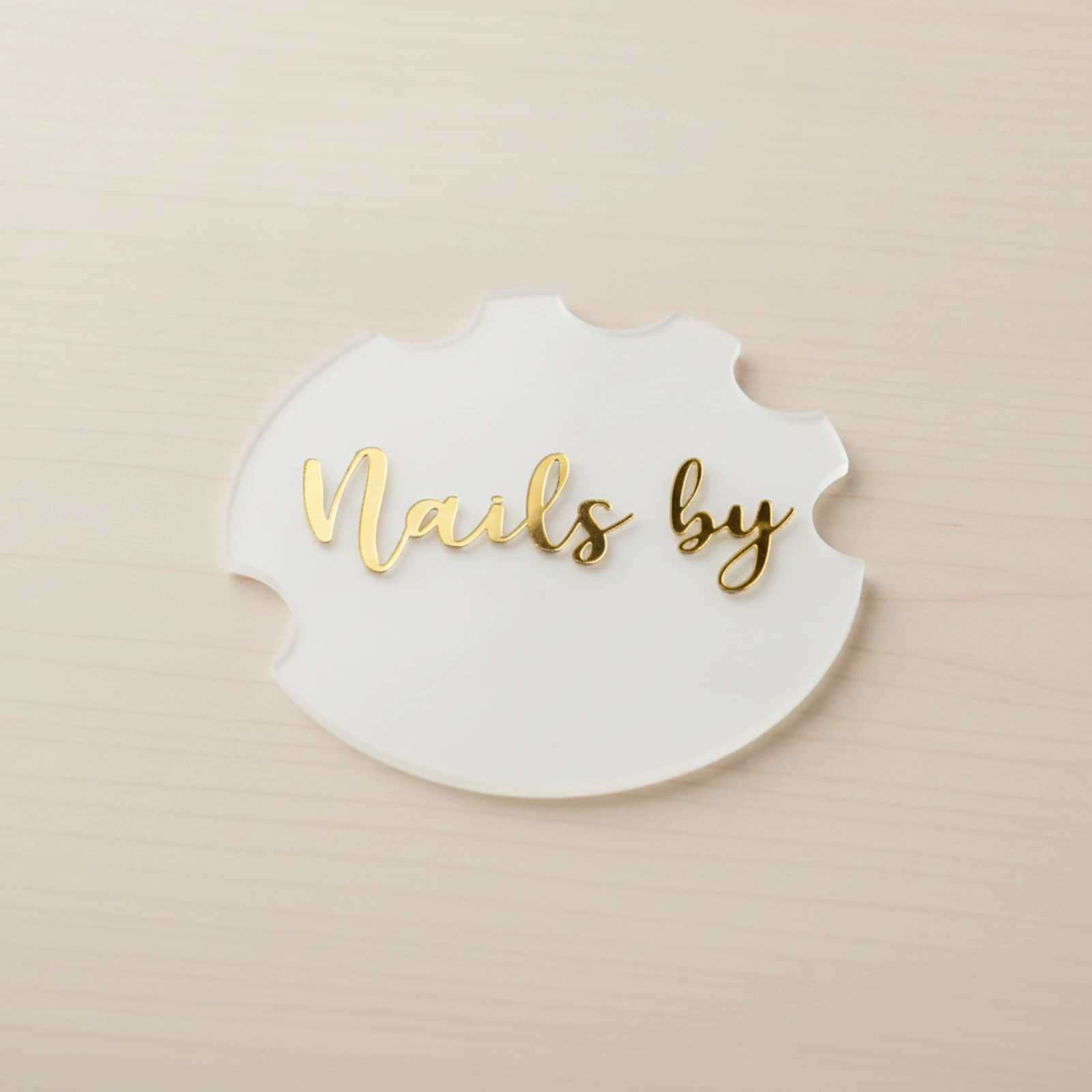 Acrylic Nail Display Board Small Nail Display Plaque Minimalist Reusable for Manicurists, Social Media Styling