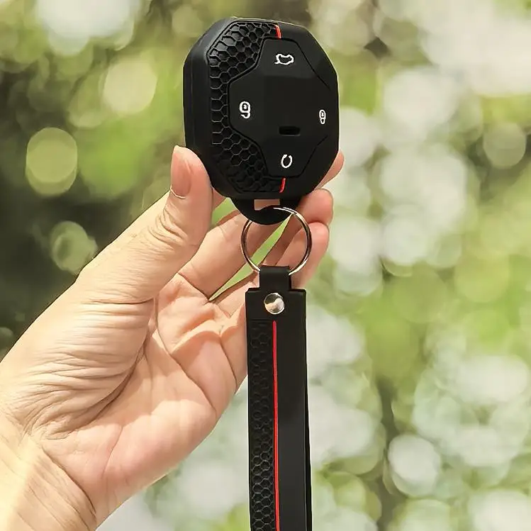 Key Fob Case Keychain For Chery Jetour T2 Traveler 2023 2024 2025 Key Fob Cover Protection Remote Key Shell Parts Accessories