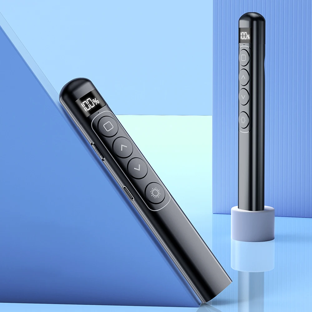 Laser Presentation Pointer 2.4G Wireless Demonstration Remote Control Pen for PowerPoint PPT Compatible with   MAC/Windows