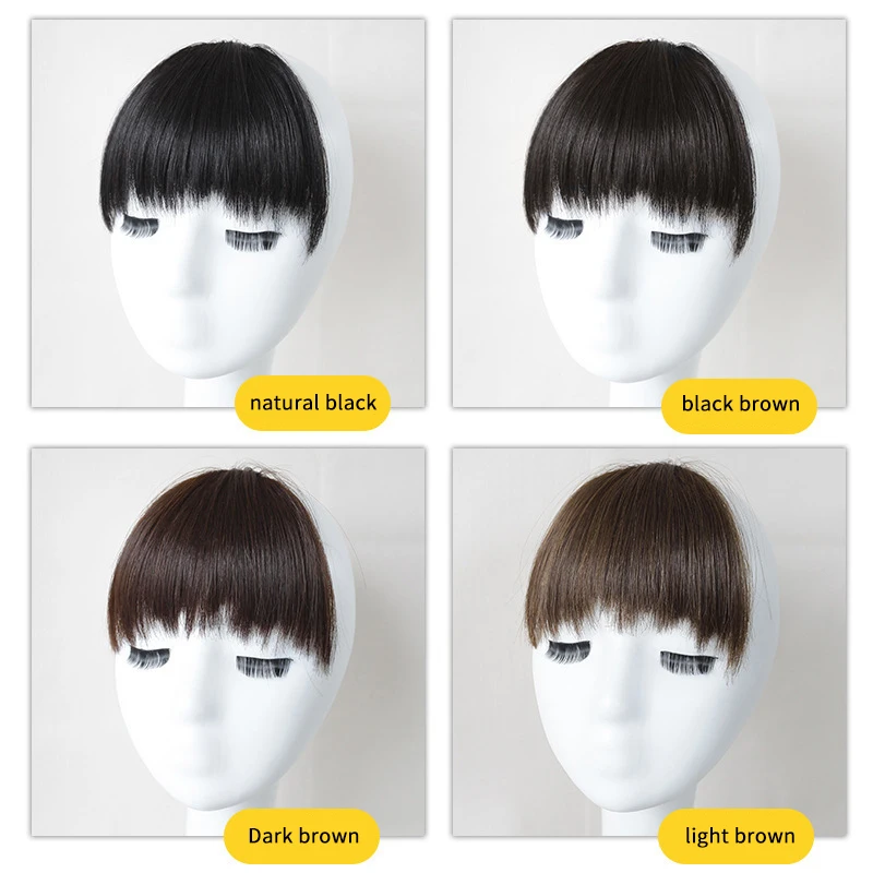 

Синтетическая накладная челка, парик, натуральный зажим, наращивание волос, женские аксессуары для укладки волос