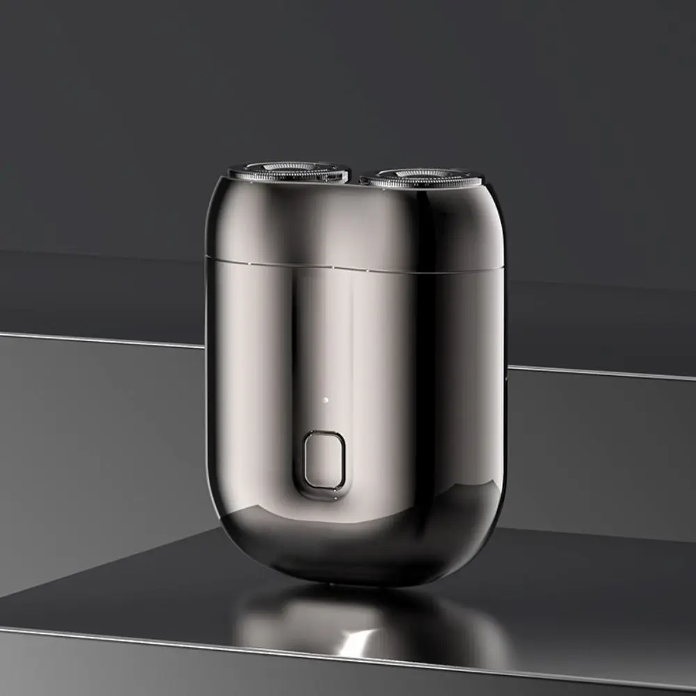 USB Rechargeable Electric Shaver Type-C Charging IPX6 Waterproof Men's Beard Trimmer Silent Operation Double Head