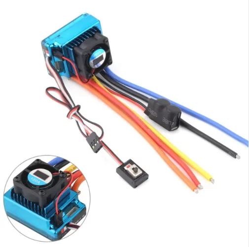 HSP Remote Control Car 120A Electric Tuning 45A/80A/60A Brushless Electric Tuning ESC Big Foot Short Card Off road