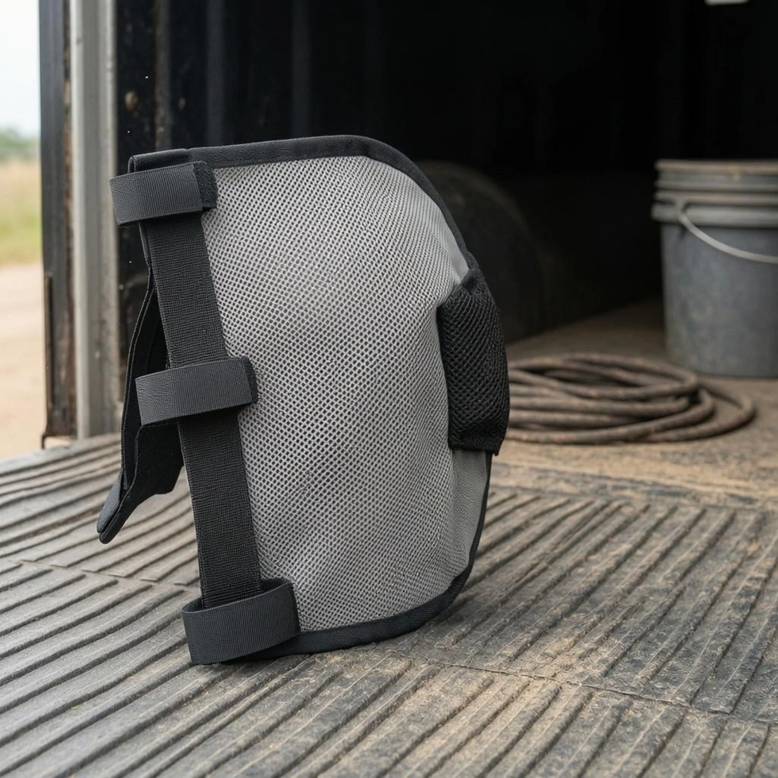 Horse Nose Mesh Cover Reinforced Trim Horse Muzzle Mesh Guard Grazing Muzzle Halter Adjustable Animal Gear Heavy-Duty Materials