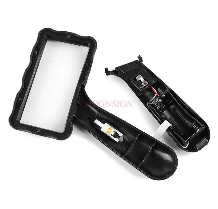 magnifying equipment  10x Handheld Magnifier High Magnification HD Illuminated Elderly Reading Child Student with