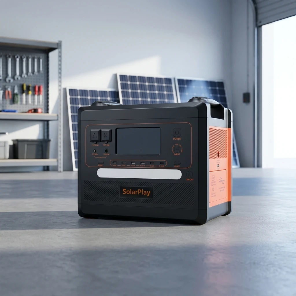 2500W LiFePO4 Portable UPS Solar Generator, EU US Warehouse Stock, OEM ODM Acceptable, One Item Drop Shipping Supported Outdoor