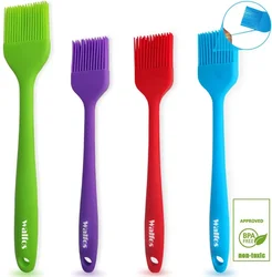 WALFOS Pastry Brushes-BBQ Cake Oil Brush For Barbecue Grill -Heat Resistant Silicone Basting Brushes For Cooking Kitchen Brush