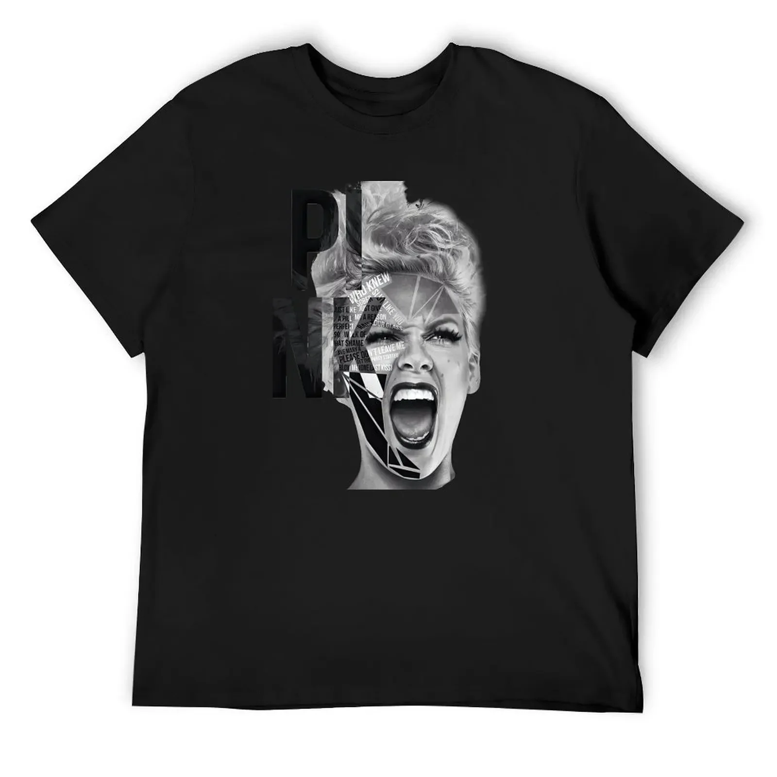 

P!ink P!ink T-Shirt blacks baggy shirts graphics anime shirt sweat shirts, men