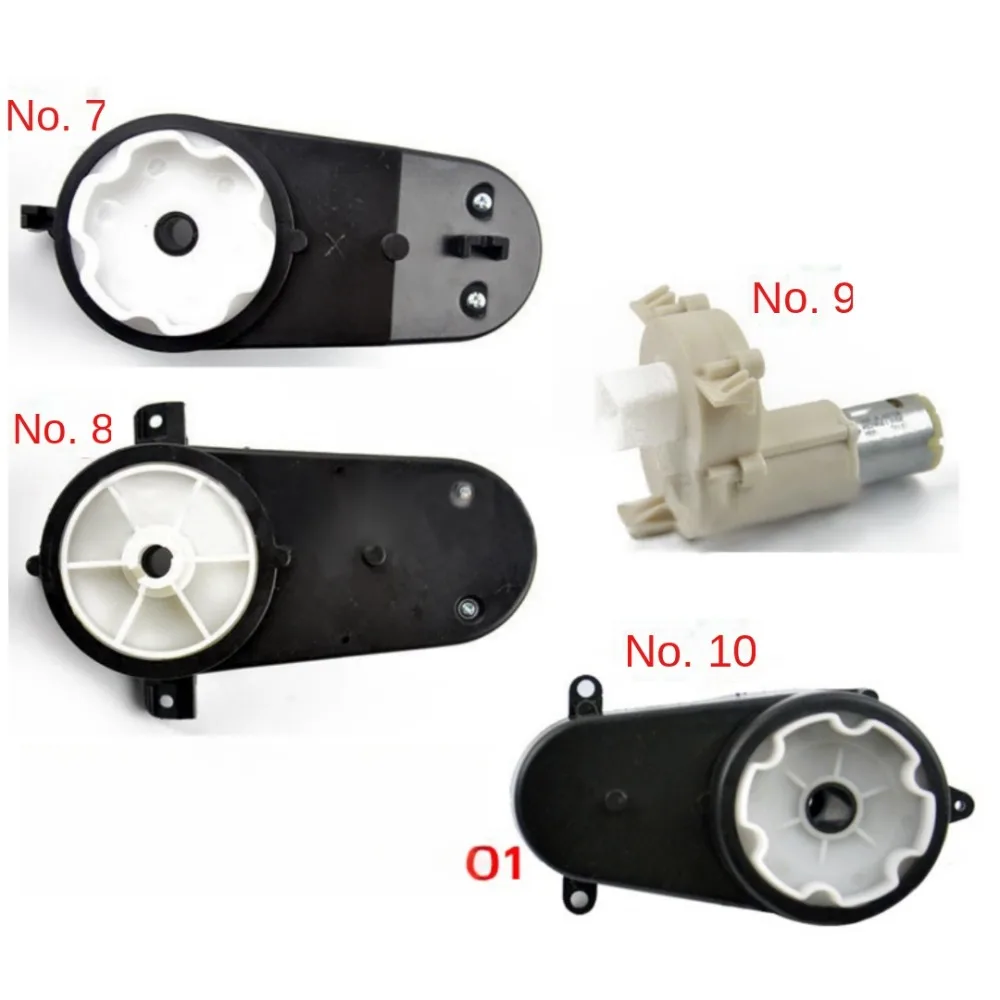 

Children's Electric Vehicle Steering Shaft Motor 12V Ride on Servos Motor Gearbox Easy to Install Plastic RC Car Parts