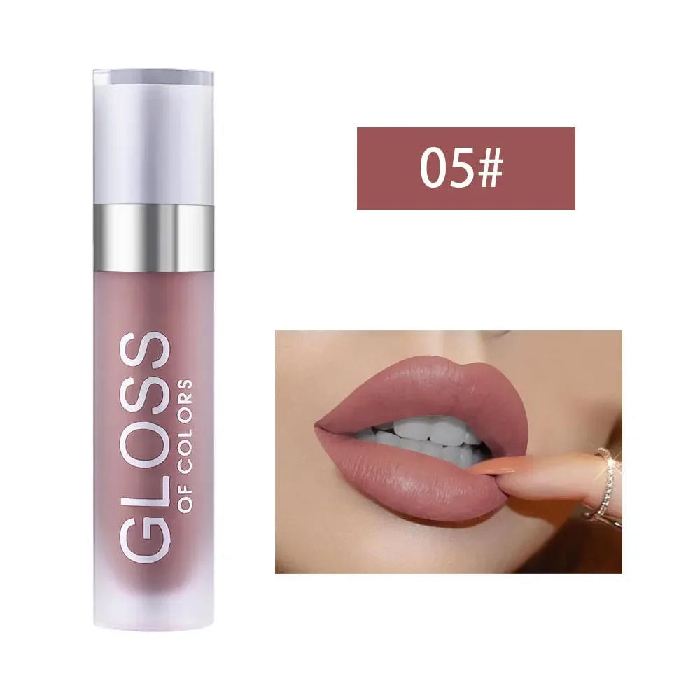 Długotrwały matowy seksowny błyszczyk w płynie Lipsick wodoodporne kosmetyczne uroda narzędzia do makijażu Lip Plumper Gloss błyszczyk tubki