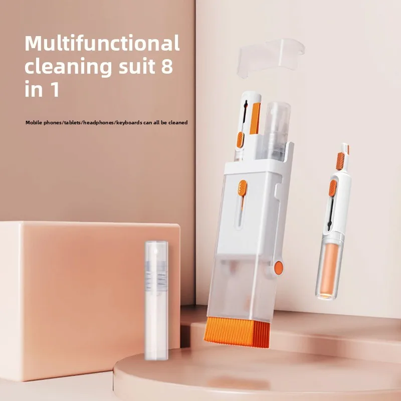 Bluetooth Headset Cleaning Pen, Mobile Phone Screen Wipe, Multi-function Cleaning Brush, Computer Keyboard Cleaning Tool Set