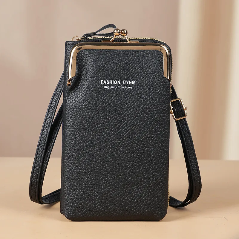 Touchscreen Crossbody Mobile Phone Bag Small Vertical Wallet Women's  Bag Lightweight Portable Coin ket Faionable