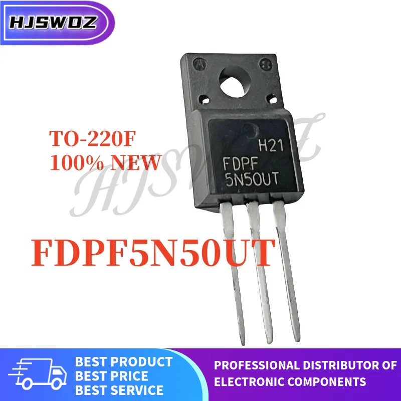 10PCS FDPF5N50UT FDPF51N25 FGPF4633 FGPF4536 FGPF4533 FDPF33N25T TO-220F Brand New In Stock
