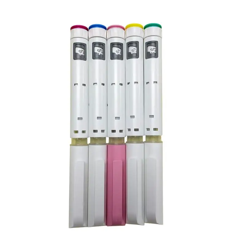 Adjustable Dose Insulin Injection Pen Accurate Measurement Non-Slip Handle Easy Operation for Outdoor Travel Daily Use