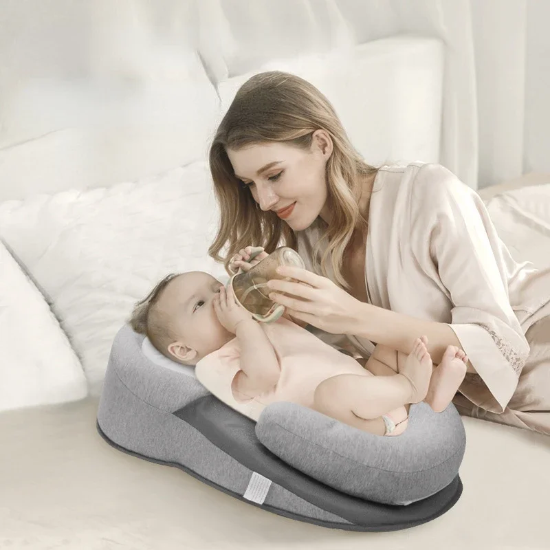 

Postpartum Center Baby Comfort Correction Anti Deviation Head Pillow, Anti Spit Baby Nest Pillow Newborn Specific Sleeping Pads