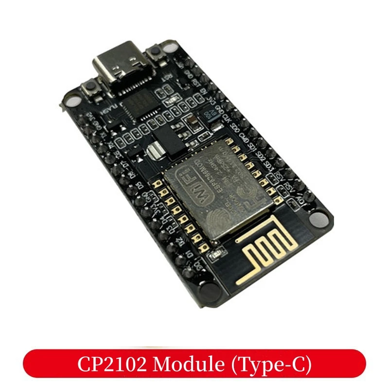 1/2-20/50 Stuks NodeMcu Lua WIFI IoT Development Board Gebaseerd op ESP8266 CP2102 CH9102 Driver Uitbreidingskaart Type-C Interface