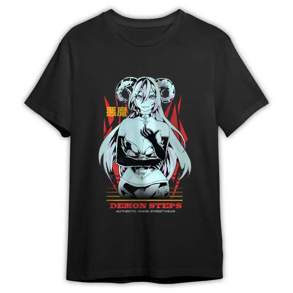 

Demon Steps Vintage Anime Streetwear T-Shirt