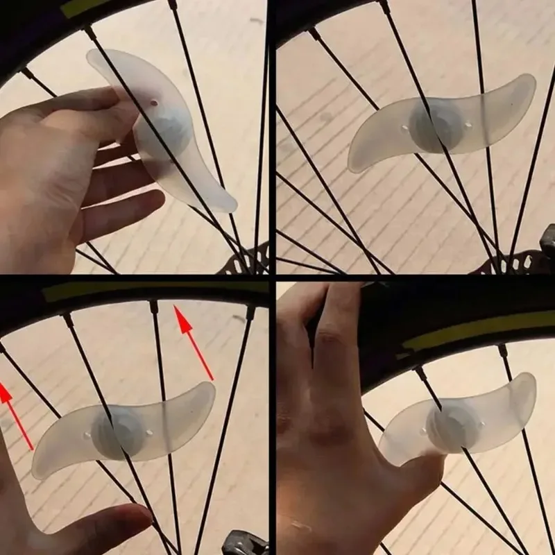 Fahrrad-Speichenlicht, Reifenlichter, 3 Modi, LED, wasserdicht, Fahrrad-Sicherheitswarnung, einfach zu installieren, Fahrradzubehör – Detail 5