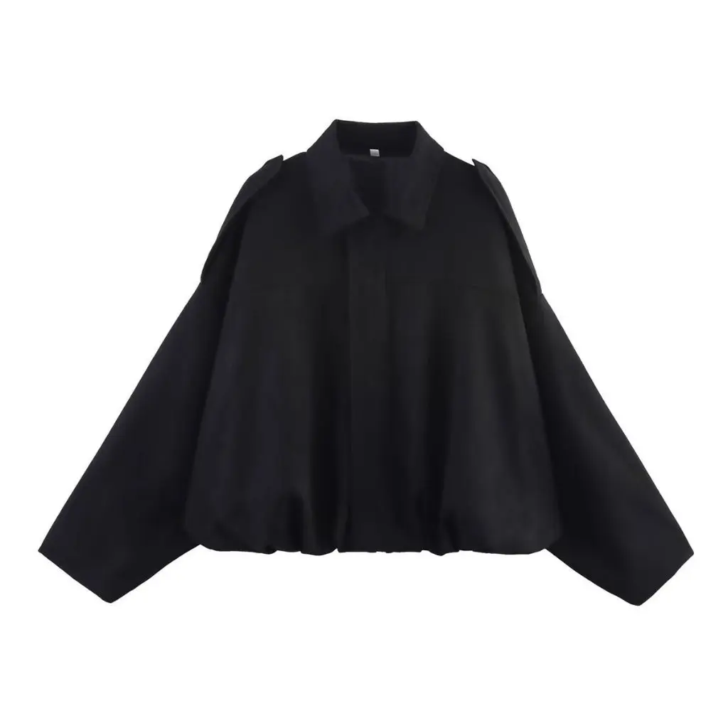 

In-Stock Spring Women's Velvet Texture Pilot Jacket Outerwear European And American Style Top Fashion
