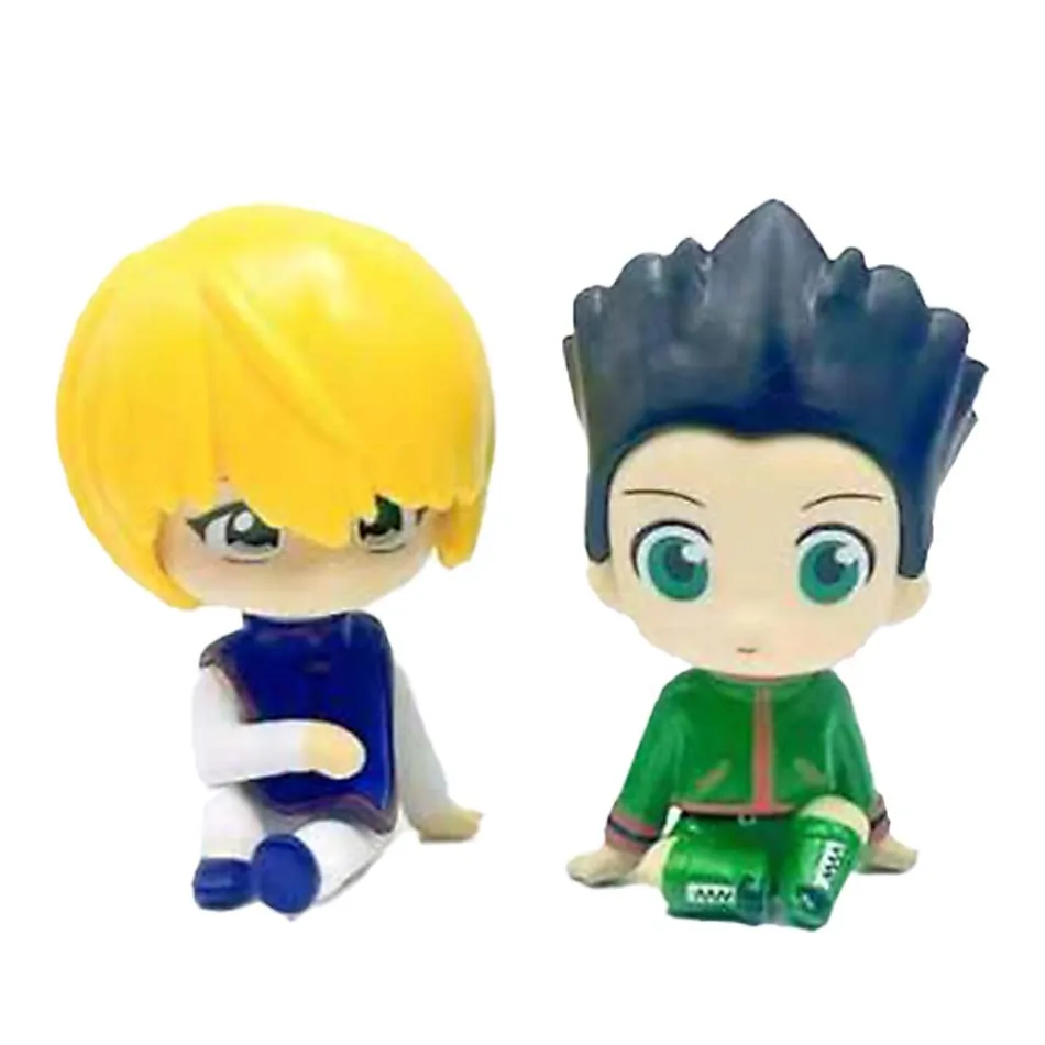 Aixlan GON FREECSS الشكل 4 قطعة مجموعة Q نسخة هنتر X هنتر البلاستيكية عمل الشكل أمين هدية الكريسماس تحصيل تمثال #6