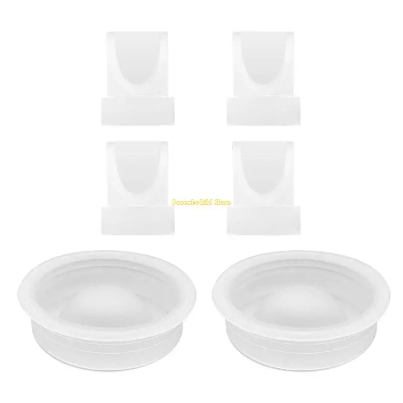 WXTD 실리콘 다이어프램 및 덕빌 밸브 V1/V2 간호 펌프에 적합한 역류 방지 덕빌 밸브 및 다이어프램 세트