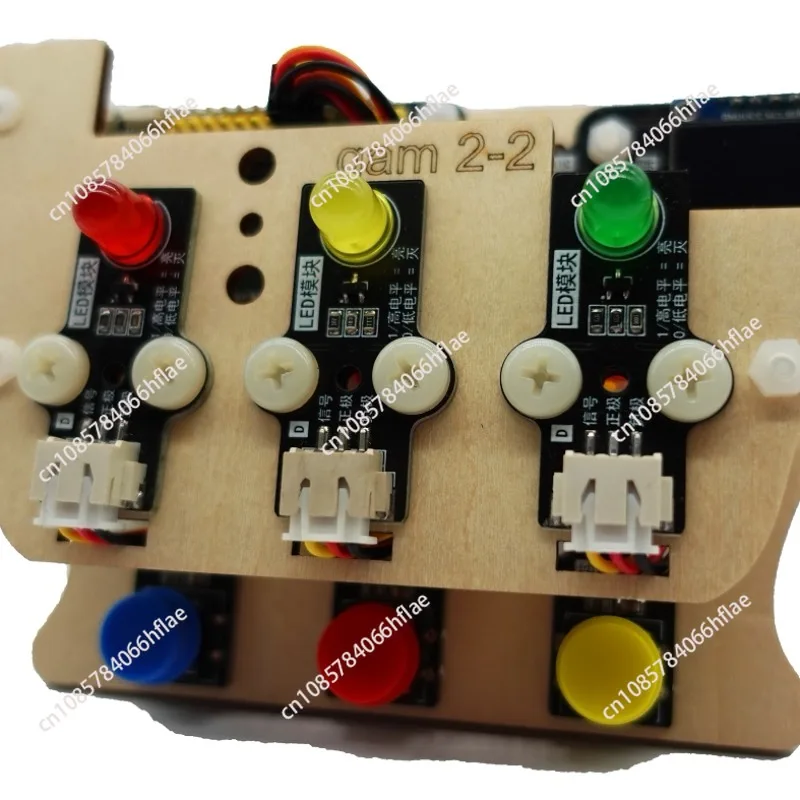 Youth AI Project DIY Kit STEM Education Electronic Sensor Component Set for Student Hands‑on Practice