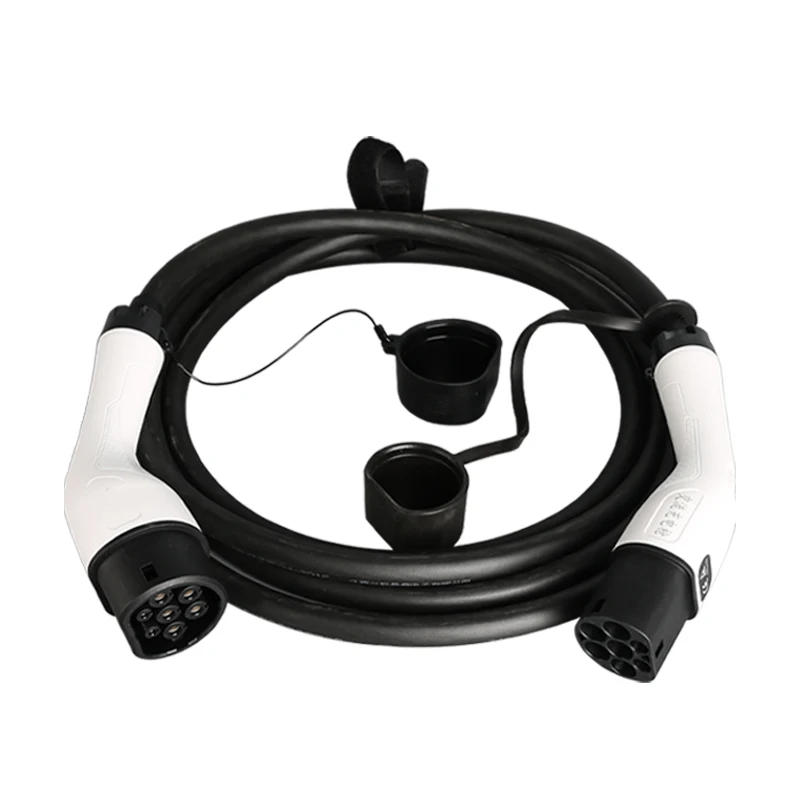 EU Standard EV Charging Gun 16A/32A Single/Three Phase Double-headed New Energy Vehicle Charging Cable