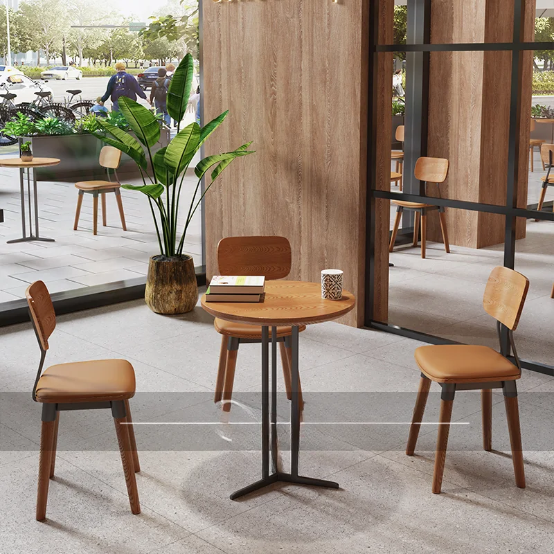 Commercial Use Restaurant Furniture Sets Cafe Table Chairs New Trend American Diner Restaurant Tables And Chairs