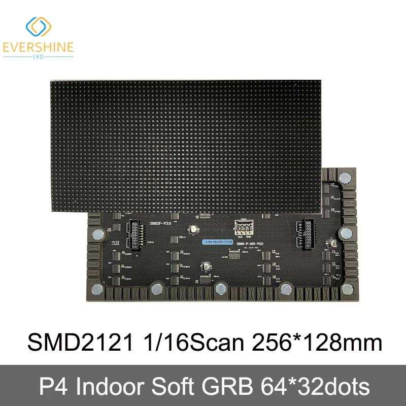 Shenzhen P4 Layar LED Digital Dapat Diprogram RGB Dalam Ruangan Tanda Iklan Fleksibel Panel LED Layar Video Dinding untuk Iklan