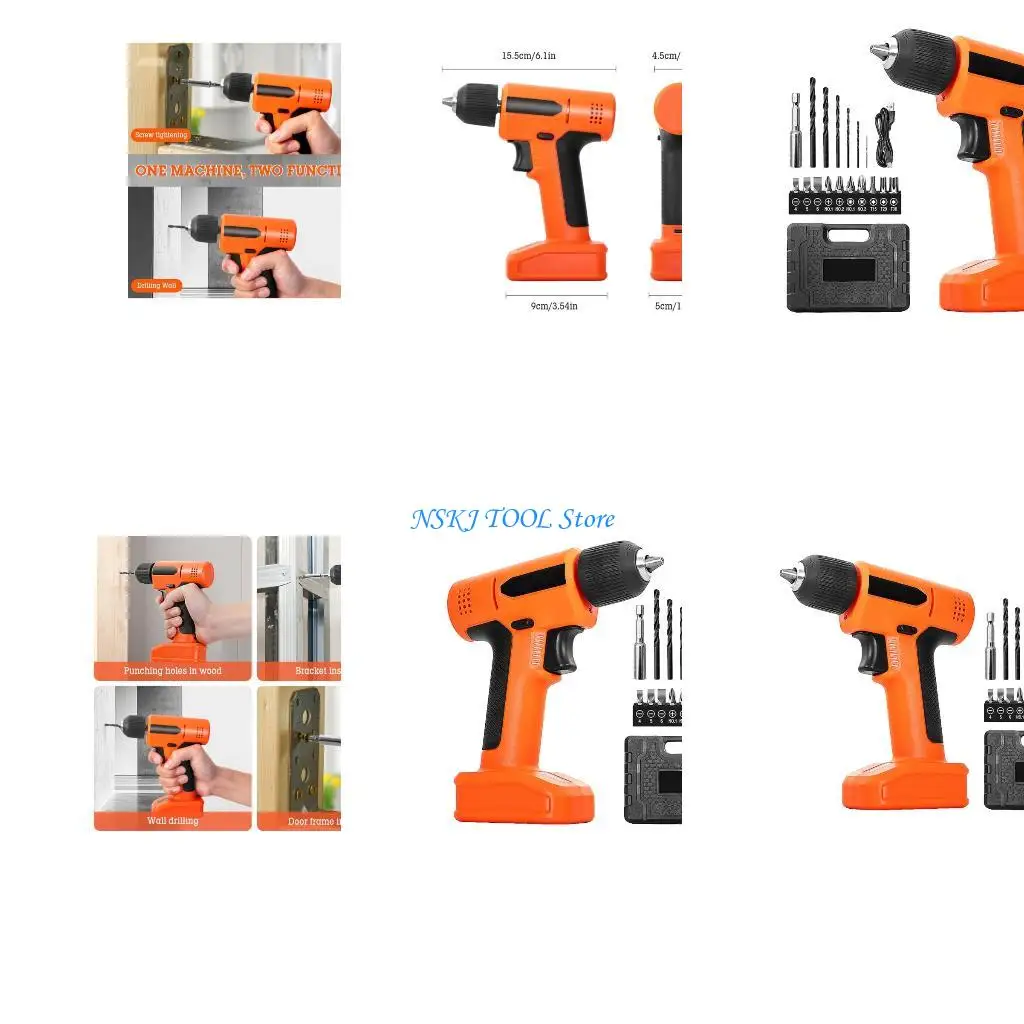 

L8RC Wireless Electric Screwdriver With Adjustable 8Nm Torque For Screwdriving Tasks