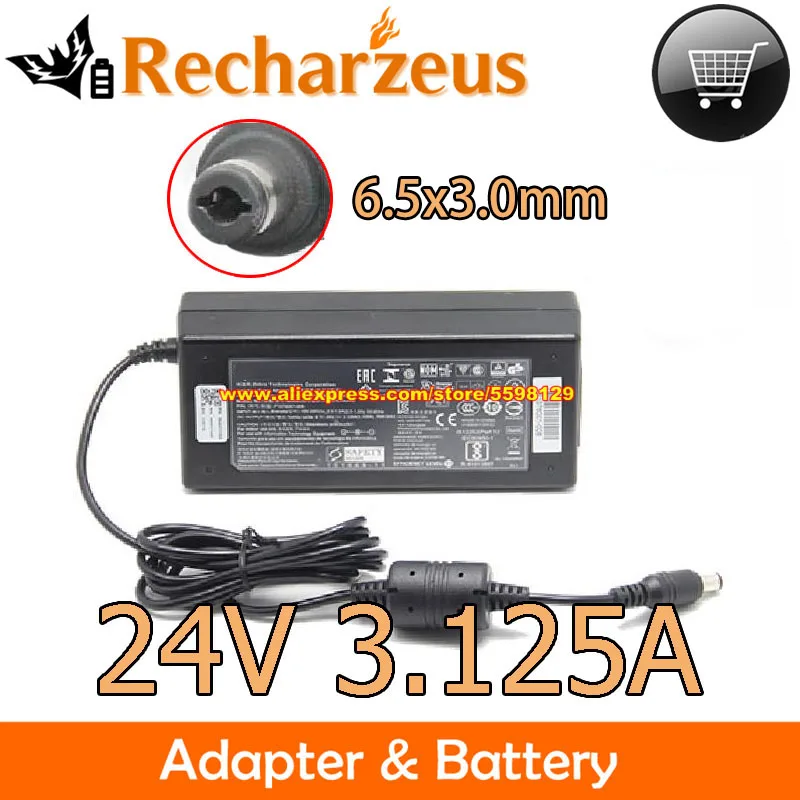 Genuine Zebra FSP075-RAAN2 Adapter 24V 3.125A 75W P1076001-006 SAW-52-312524 Power Supply For ZEBRA GX420T GX430T ZD420 Charger