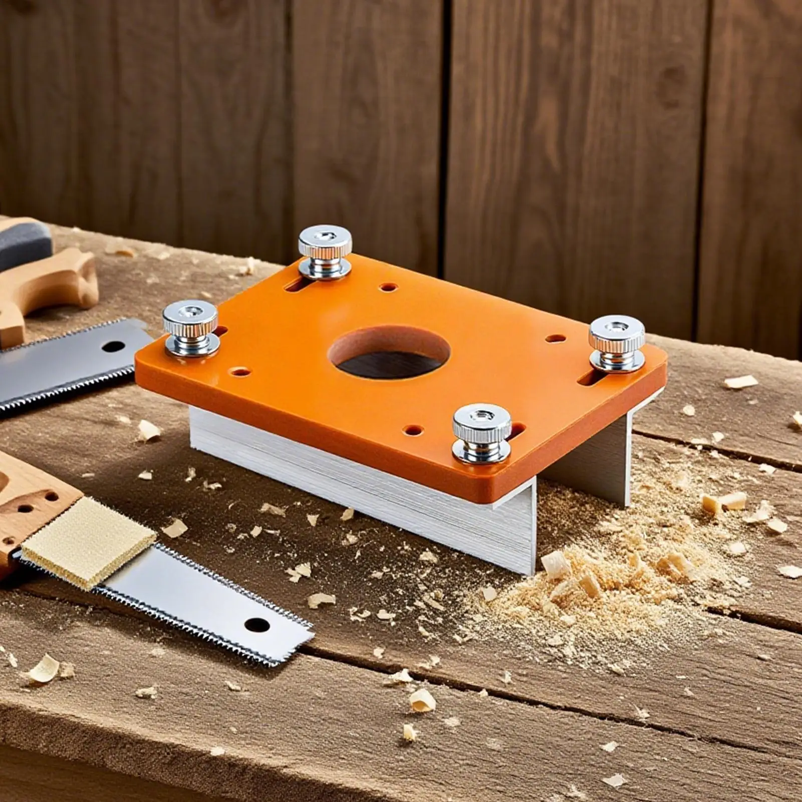 Plantillas de enrutador, plantillas de enrutador ergonómicas para carpintería, tablero ajustable, guía de herramientas de ranurado de arco para entusiastas de la joyería hecha a mano