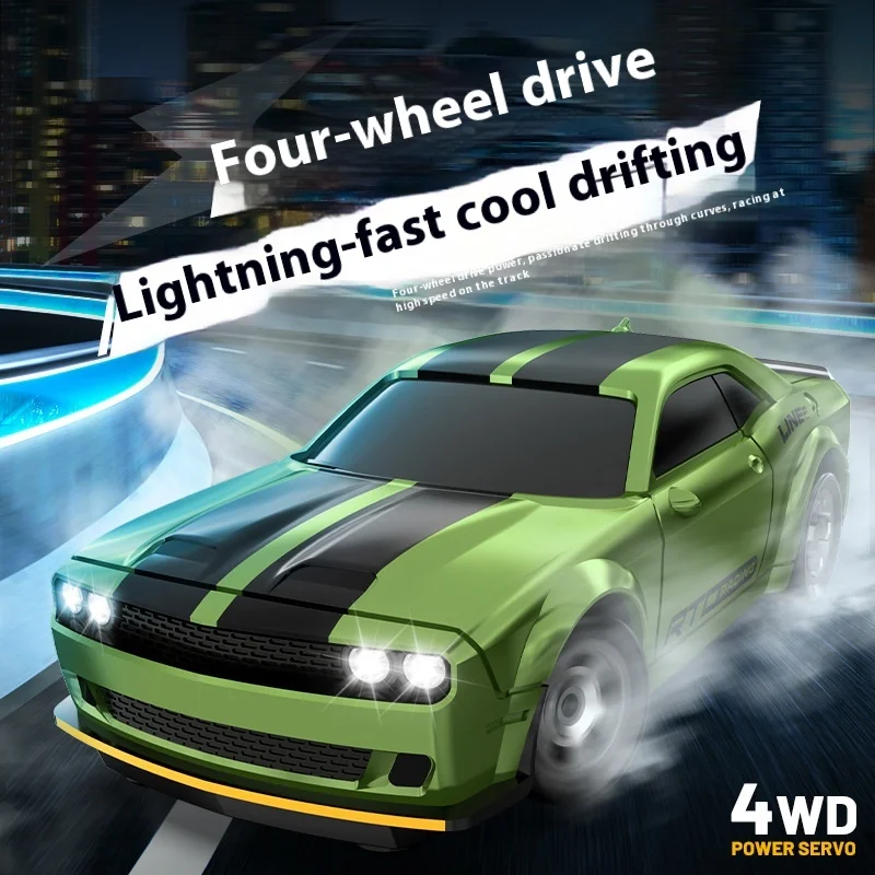 NEW Mini RC Desktop Car Full Proportion Four-Wheel Drift Race Car Model Decoration Boys Remote Control Car Toy For Boy Gifts