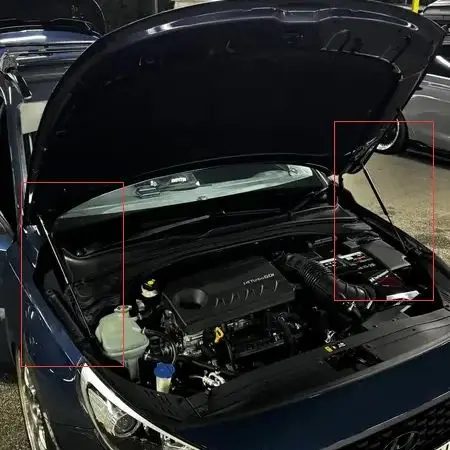 

Амортизаторы капота (газовые пружины) для Hyundai i30 PD Elantra GT 2016-2026, передние, для подъема капота двигателя