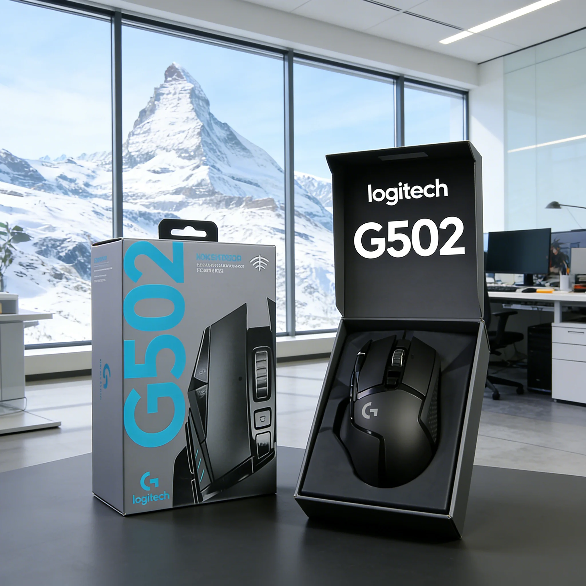 

Logitech G502 Creator Wireless Gaming Mouse with HERO 25K Sensor 25600 DPI 140H Battery PowerPlay Compatible USB-C