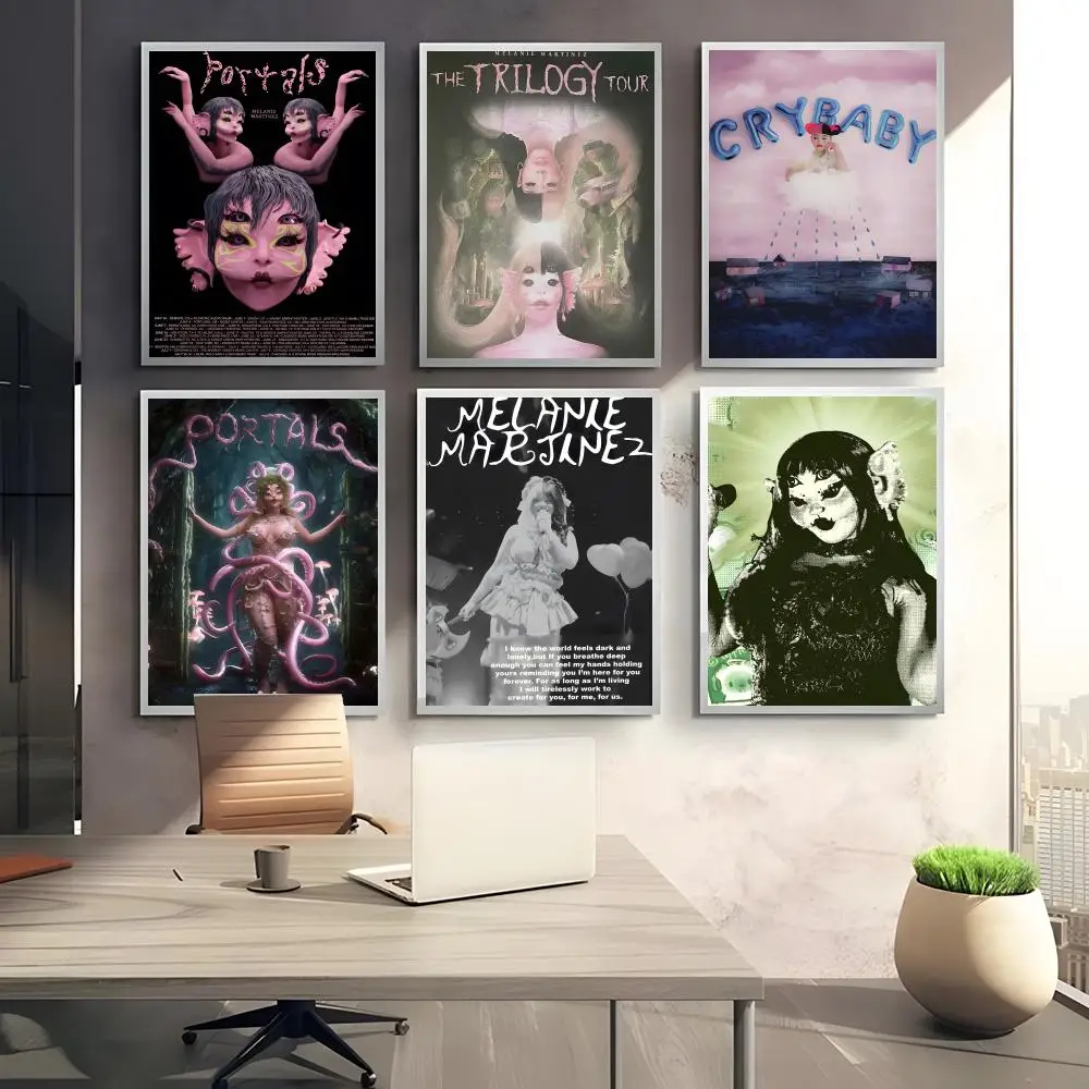1PC Singer M-Melanie MartinezS Portals Art Poster HD art sticky wall waterproof home bedroom bar aesthetic decoration