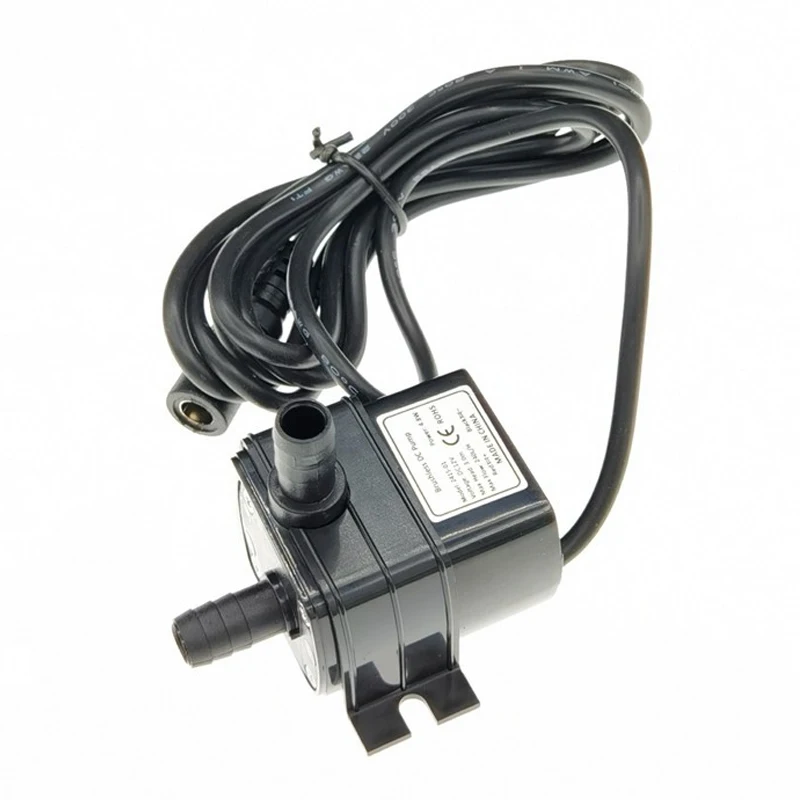 Solar Brushless Water Pump Waterproof Mini Submersible Silent Fish Tank Pump 4.8W DC 12V 240L/H Lift 3m Home Garden Outdoor Tool