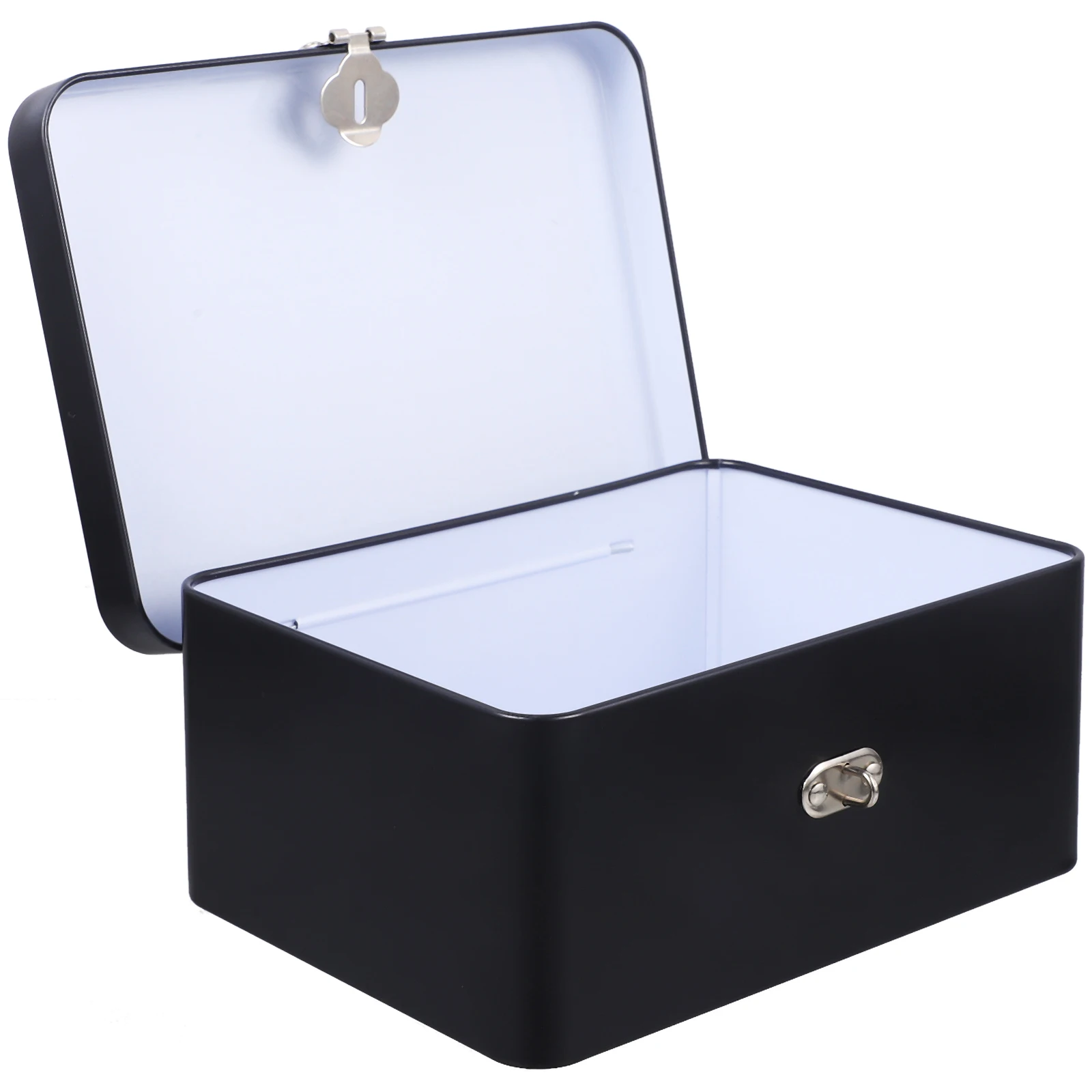 

Vintage Storage Box Metal Container with Lid Multifunction Tinplate Boxes Travel