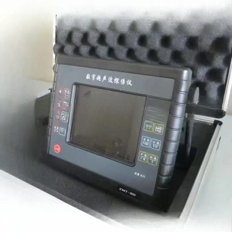 Detector de fallas ultrasónico con pantalla a color completamente digital, sonda libre ZNT-60