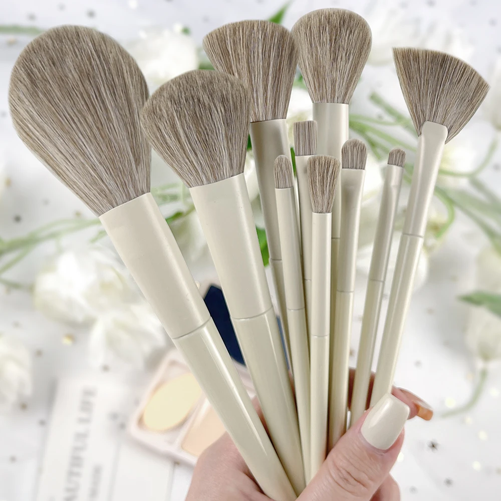 10PCS Makeup Brushes Set Soft Fluffy Eye Shadow Foundation Blush Highlighter Concealers Brush Female Beauty Tools Christmas gift