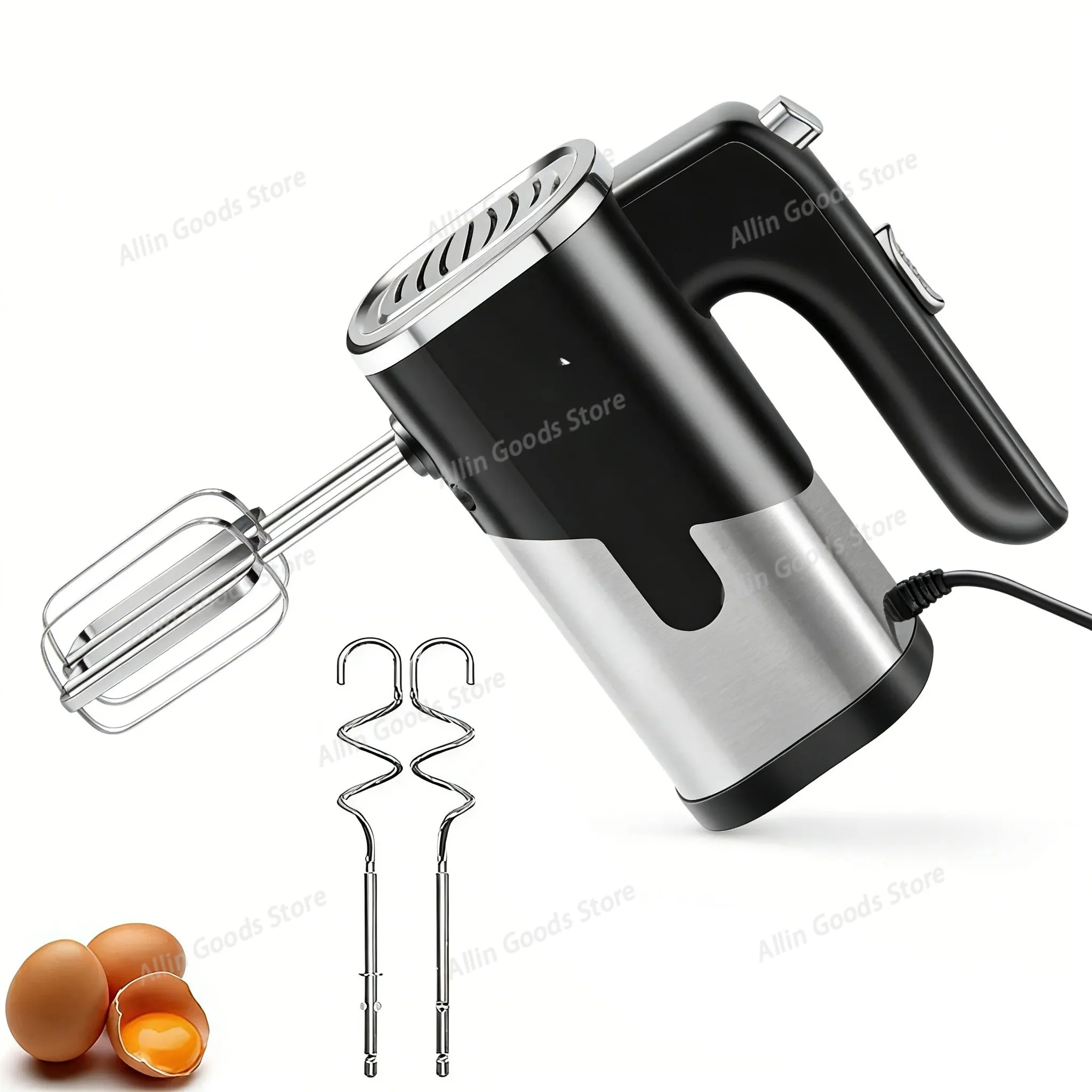 800W Electric Food Mixer Double Sticks Egg Beater Knead Dough 5 Speeds Kitchen Blender Cream Milkshake Mixer 220-240V 50-60H