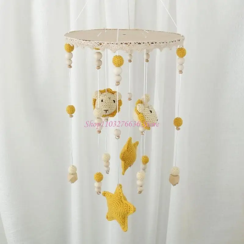 R6FD Drehen Musik Rassel Spielzeug Baby Krippe Mobile Spielzeug Sensorischen Aufklärung Gym Häkeln Spielzeug Infant Bett Dekore
