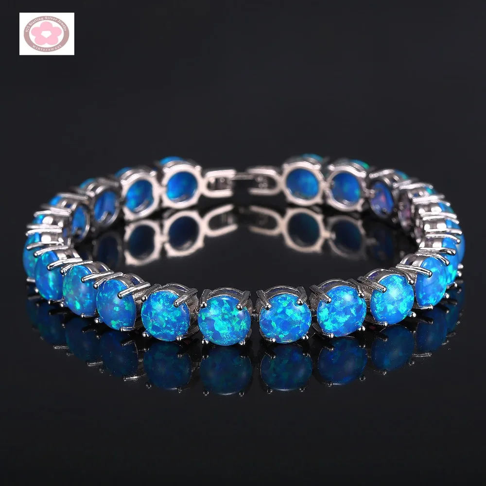 

JLB-035 Bohemia Brown Round Fire Opal Bracelets For Women Jewelry