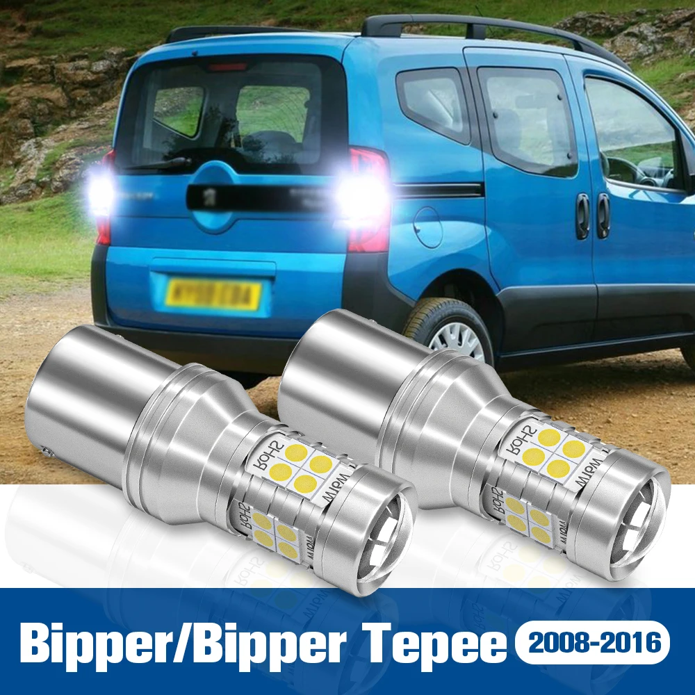 

2pcs LED Reverse Light Back up Lamp Accessories Canbus For Peugeot Bipper Tepee 2008-2016 2009 2010 2011 2012 2013 2014 2015